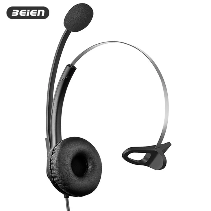 On Ear Monaural Wired USB Headset For Call Centers suppliers