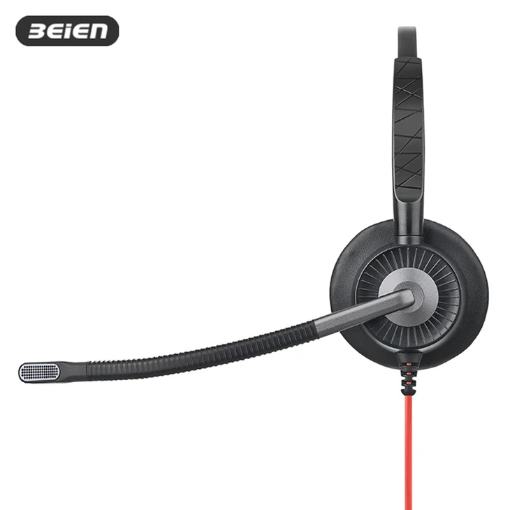 USB Wired Noise Cancelling Headphones With Microphone