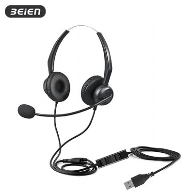 Binaural   Sejħa   Ċentru   USB   Headset