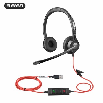 USB Dual Headset Bil Mic