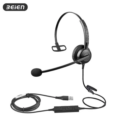 Headset tal-USB Mono għall-Kanċellazzjoni tal-Ħoss